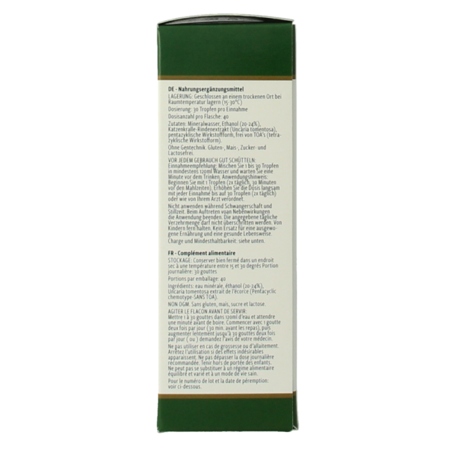 Nutramedix Samento Griffe du chat sans TOA 60 ml