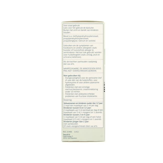 Teva Cetirizin 2HCl 1 mg/ml 200 Milliliter