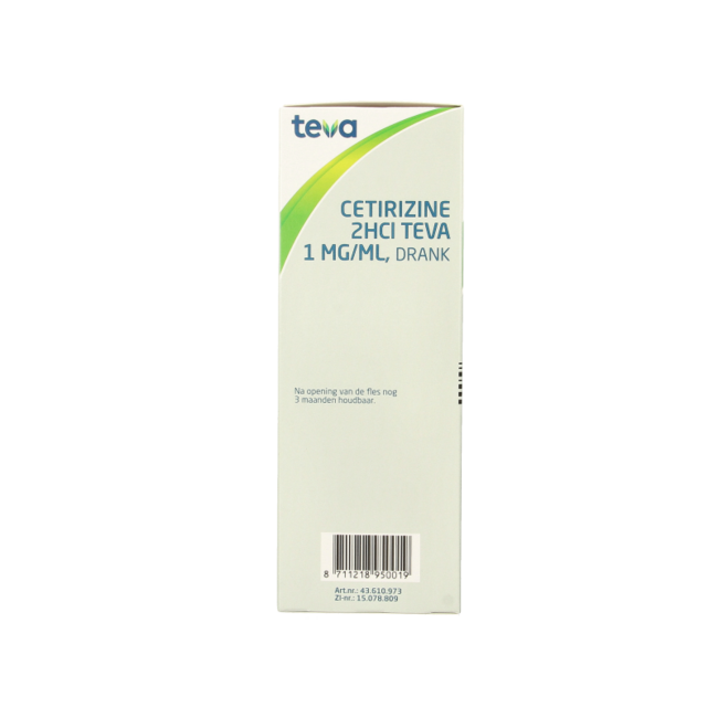 Teva Cétirizine 2HCl 1 mg/ml 200 ml