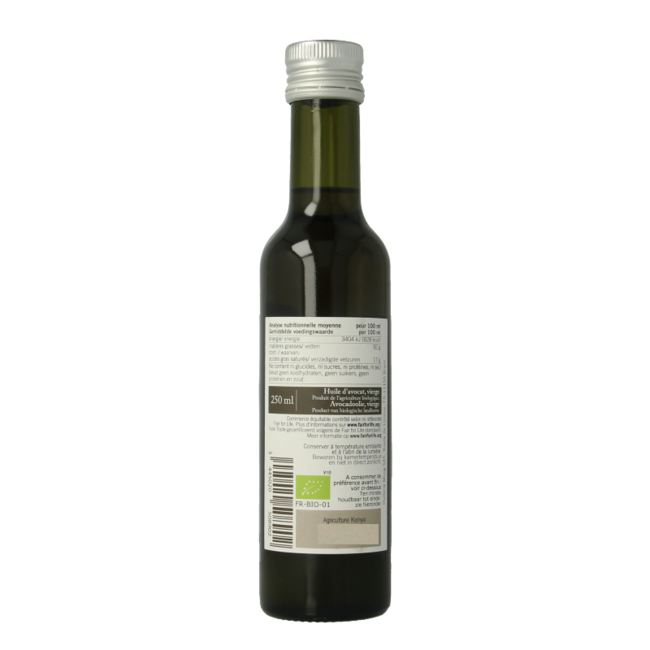 Organiczny Olej Awokado Dziewiczy 250 ml