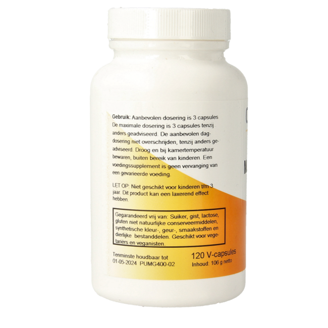 Ortholon Magnesium citrate 120 Vegetarian capsules