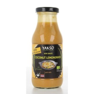 Yakso Yakso Sauce wok coco citronnelle bio 240 millilitres