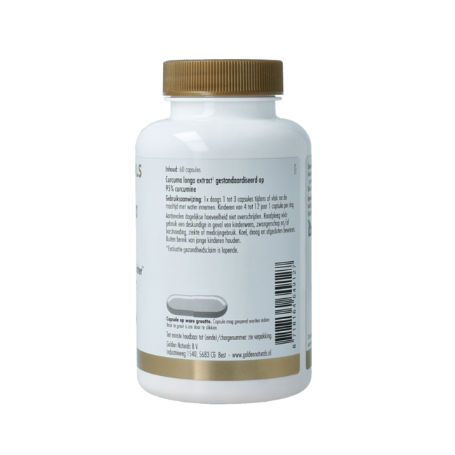 Curcuma longa 60 Cápsulas vegetarianas