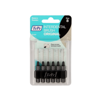 TePe TePe Brossettes interdentaires noir taille 8 6 pièces