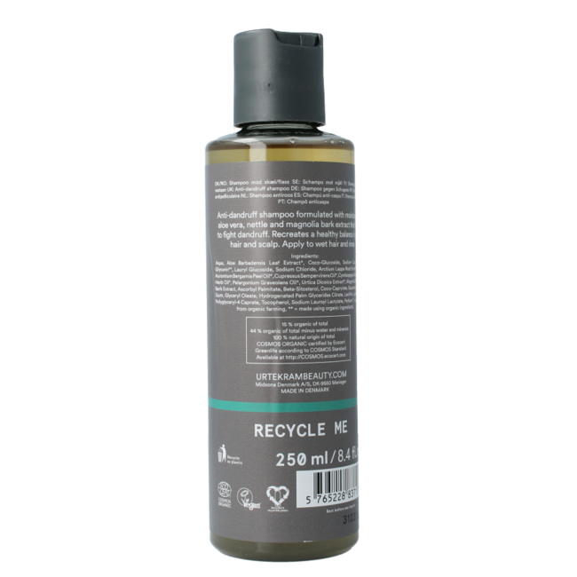 Urtekram Shampoo Brennnessel Anti-Schuppen 250 Milliliter