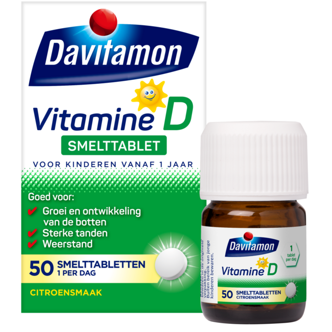 Davitamon Vitamina D infantil 50 comprimidos bucodispersables