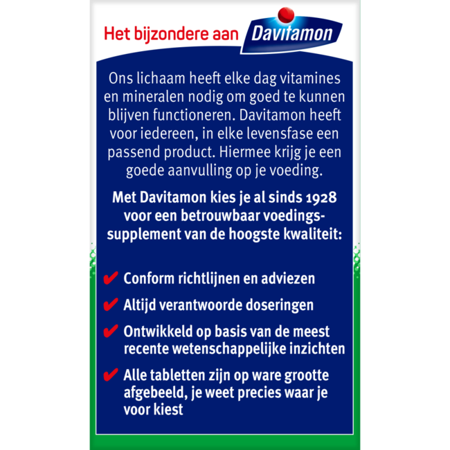 Davitamon Vitamine D kind smelttablet 50 Tabletten