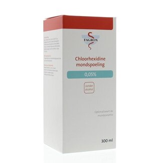 Fagron Fagron Chlorhexidine mouthwash 0.05% 300 Millilitres