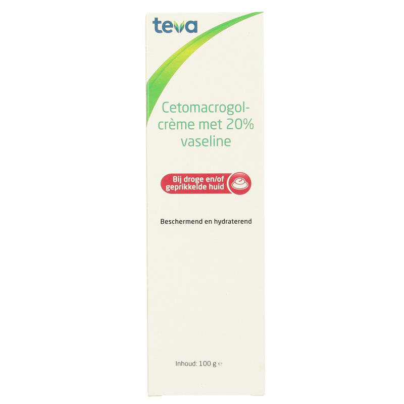Teva Crema de cetomacrogol 20% vaselina 100 gramos