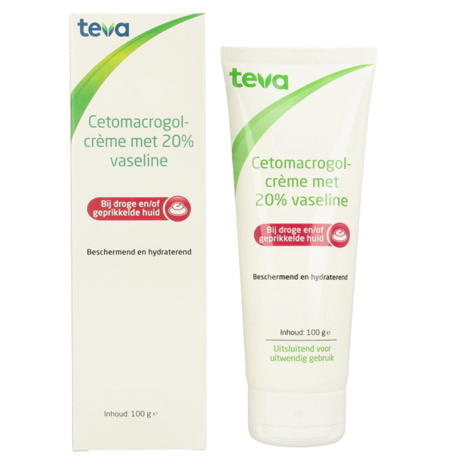 Cetomacrogol cream 20% vaseline 100g