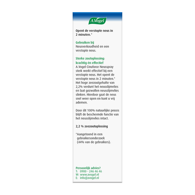 Cinuforce nasal spray strong 20 Millilitres