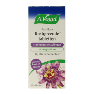 A Vogel Passiflora rustgevende tabl. stemmingswisselingen 30 Tabletten
