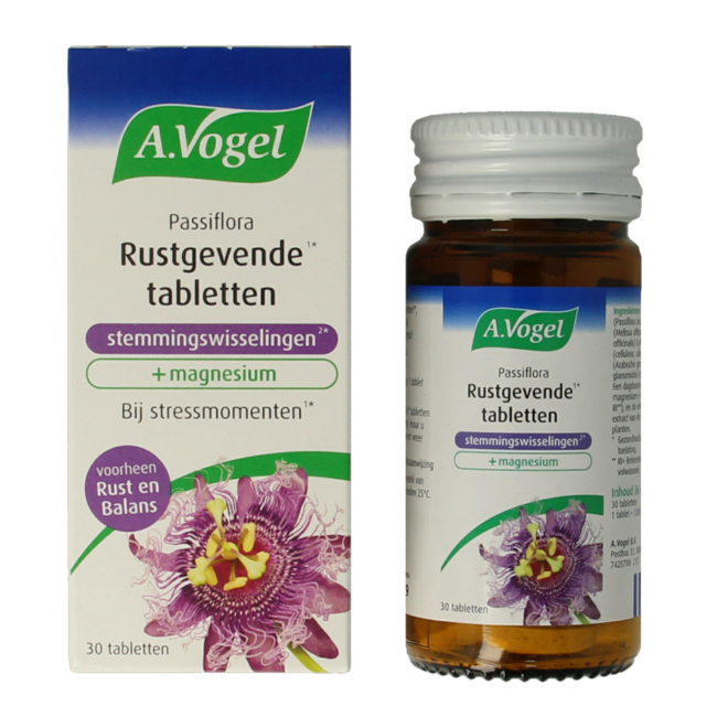 Passiflora comprimidos calmantes cambios de humor 30,00 Comprimidos