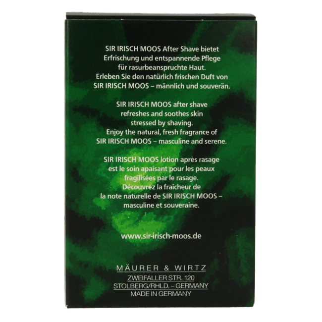 Sir Irisch Moos Aftershave lotion 50 Milliliter