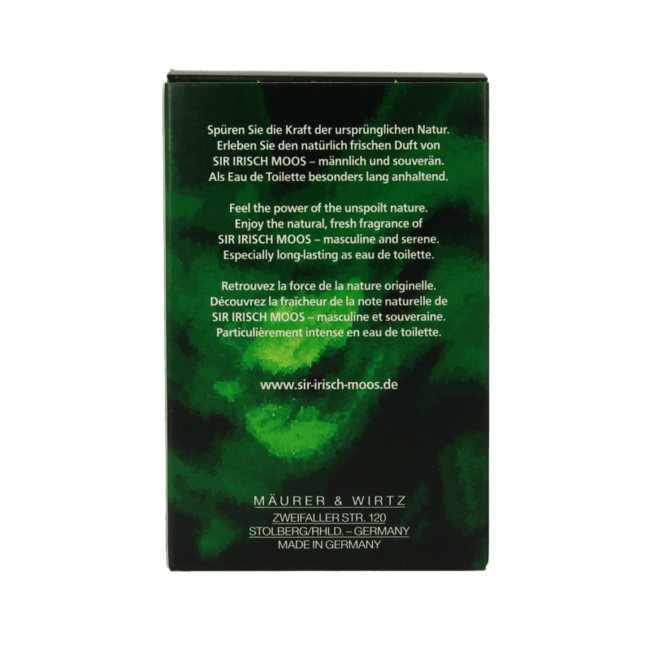 Sir Irisch Moos Eau de toilette vaporizador natural 50 mililitros