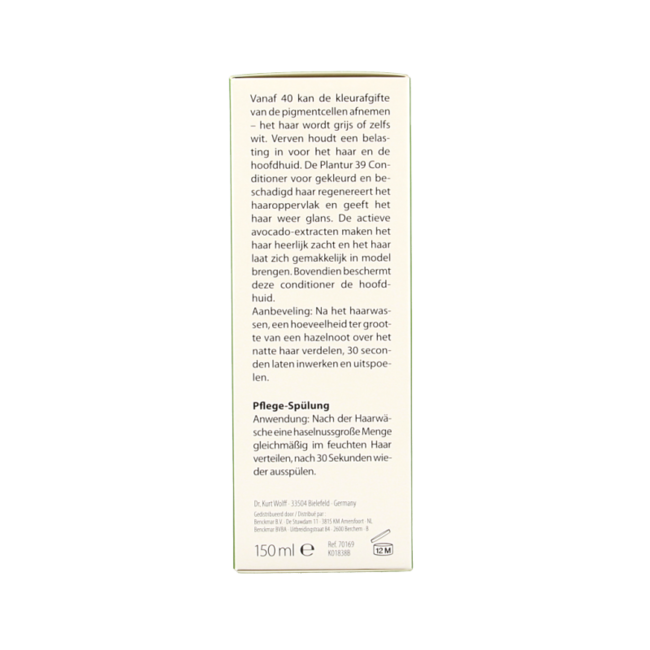 Acondicionador Plantur39 150 ml