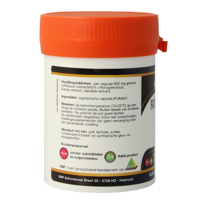 SNP Fatburner XXL 650mg puro 60 Cápsulas vegetarianas