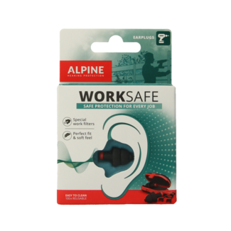 Alpine Tappi per le orecchie Alpine Worksafe 1 Paio
