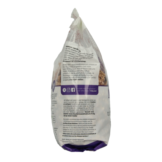 De Halm Oat crunchy fruit organic 450 Gram