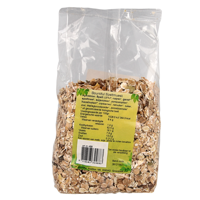 Organic spelt muesli 500 Gram