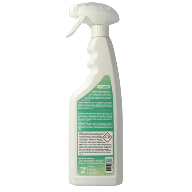 Ecopets Potente Limpiador de Jaulas RTU 750 mililitros