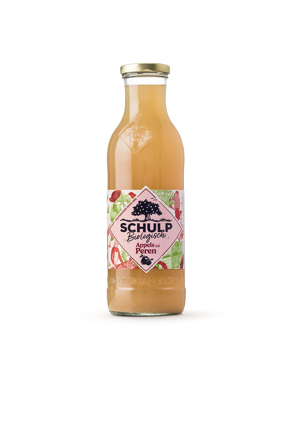Schulp Appel & perensap bio 750 Milliliter