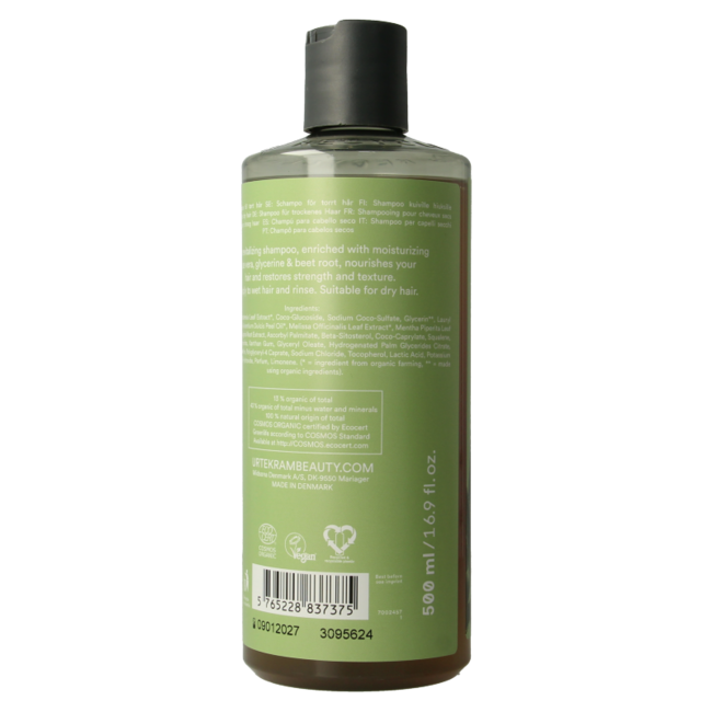 Urtekram Champú aloe vera cabello seco 500 mililitros