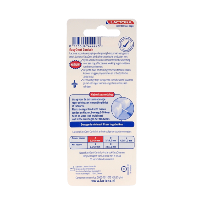 Easydent A 2,5-5mm ohne Halter 8 Stück