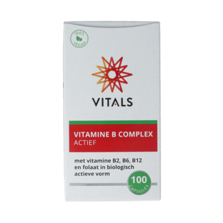 Vitals Complexe de Vitamines B Actives 100 Capsules