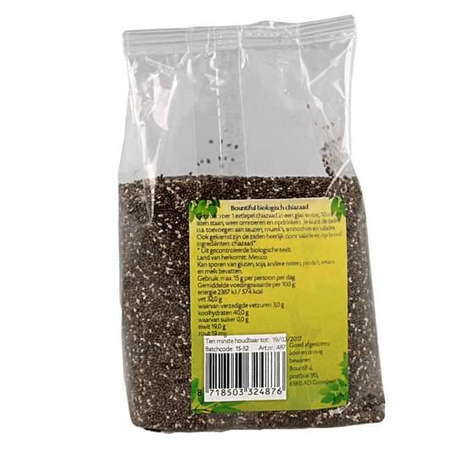 Semi di Chia Biologici 500 Grammi