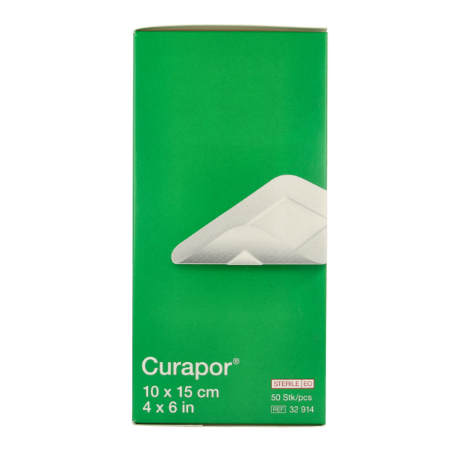 Curapor Wundpflaster 10 × 15 cm steril 50 Stück