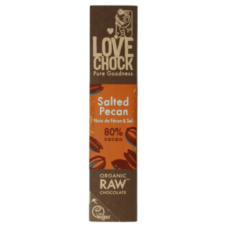 Lovechock Salted pecan organic 40 Gram