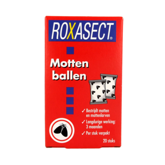 Roxasect Bolas de naftalina 20 unidades