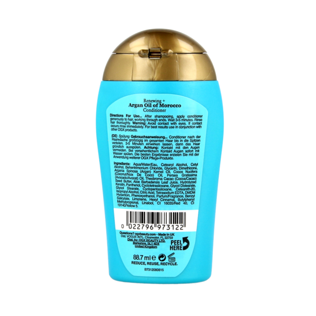 OGX Balsamo Rinnovatore all'Olio di Argan del Marocco 88.7 Millilitri