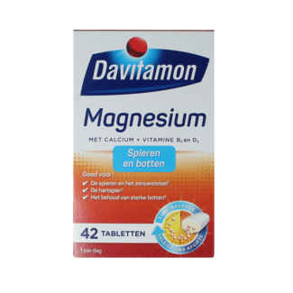 Davitamon Davitamon Magnésium muscles et os 42 Comprimés