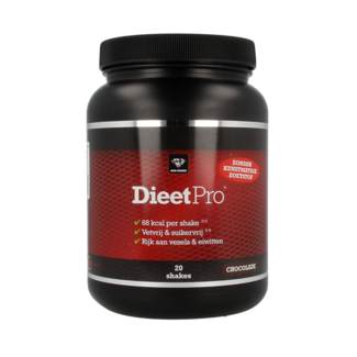 Dieet Pro Dieet Pro Stevia chocolade 400 Gram