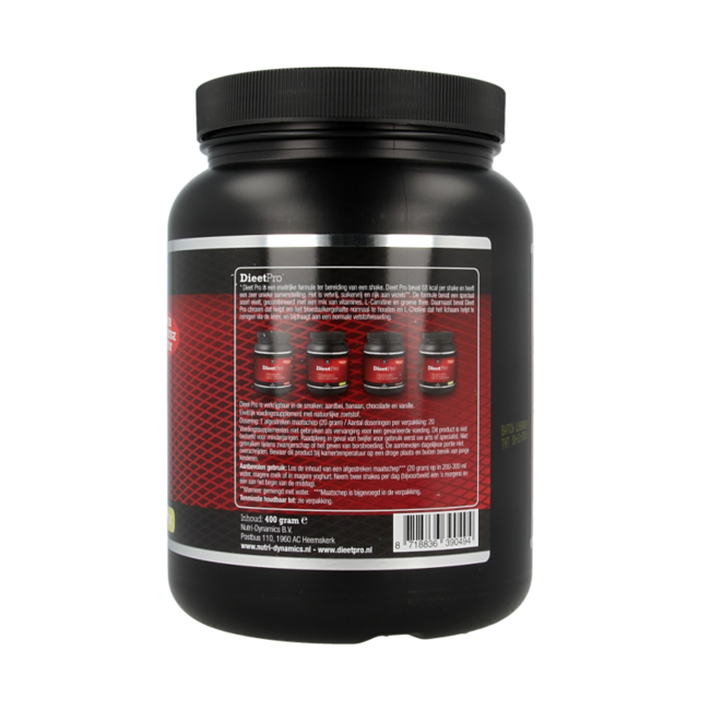 Dieet Pro Stevia vainilla 400,00 Gramos