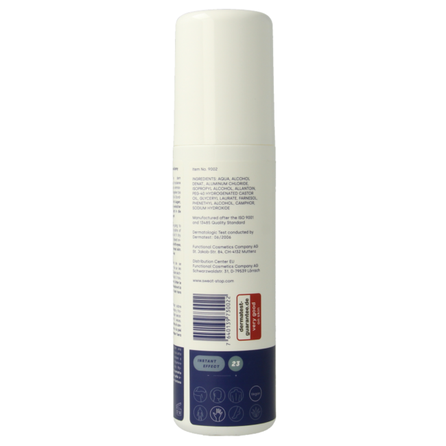 Sweatstop Forte max spray manos y cuerpo 100 ml