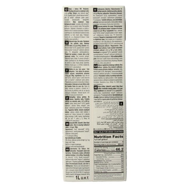 Leche de coco natural bio 1 litro