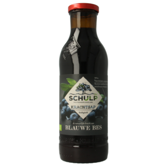 Schulp Schulp Krachtsap pure organic blueberry juice 750ml
