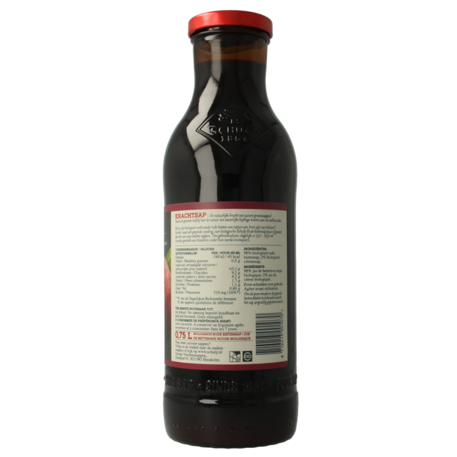 Kraftsaft Rote Bete Saft pur Bio 750 Milliliter