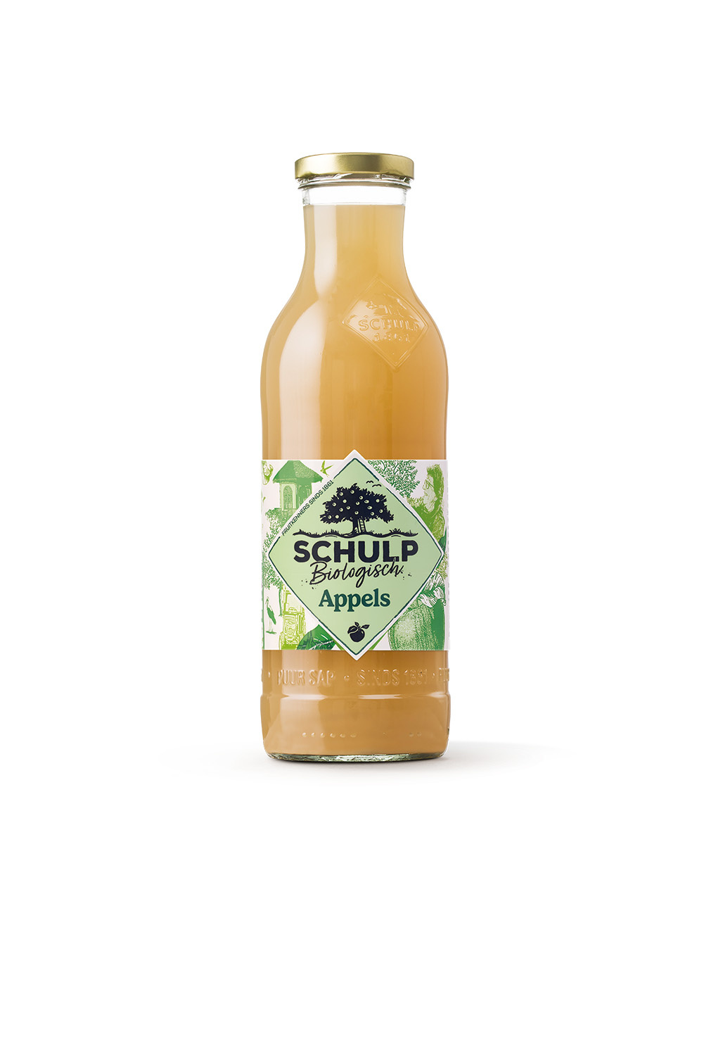 Schulp Appelsap bio 750 Milliliter
