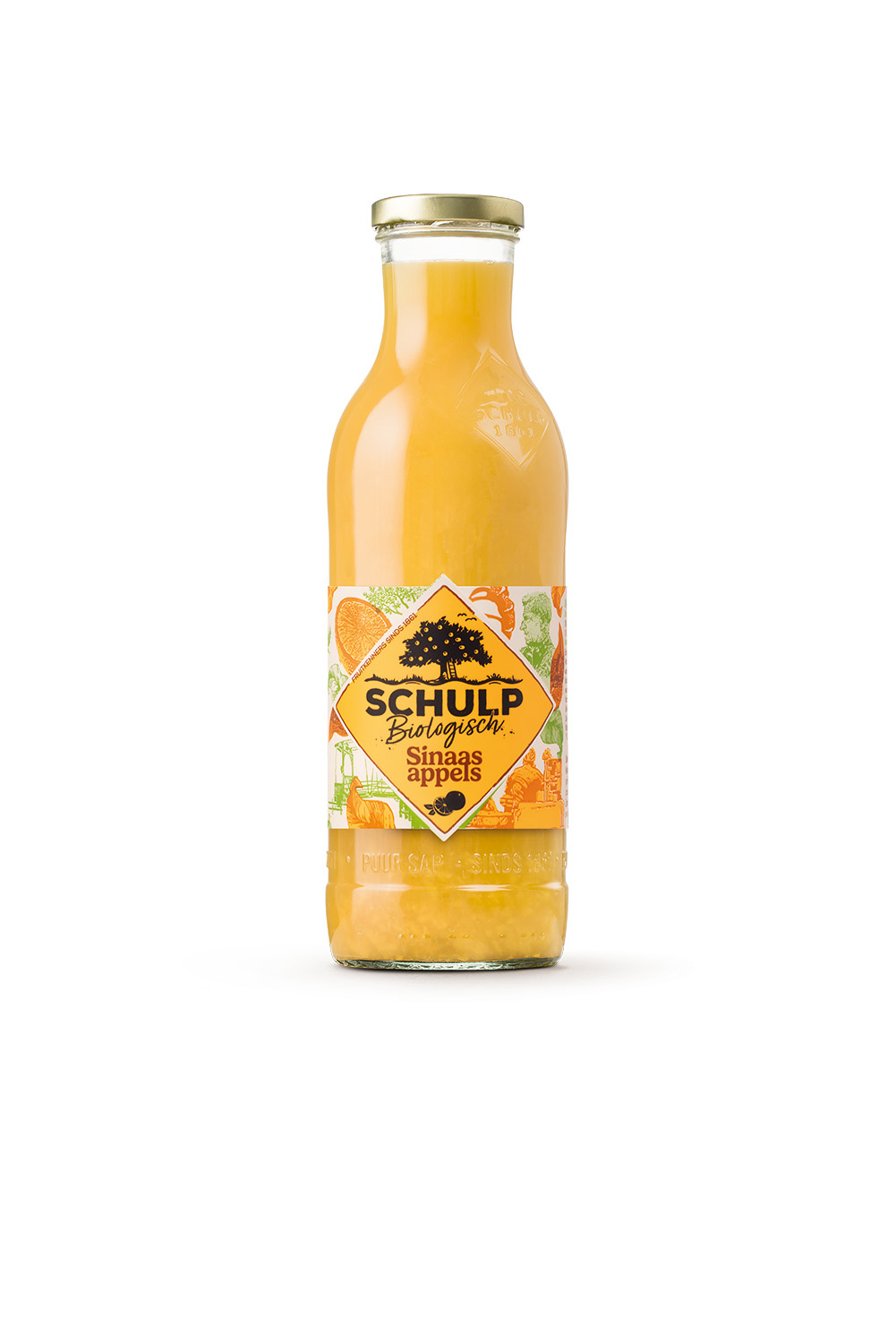 Schulp Sinaasappelsap bio 750 Milliliter