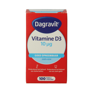 Dagravit Dagravit Vitamine D pearls 400IU 100 unidades