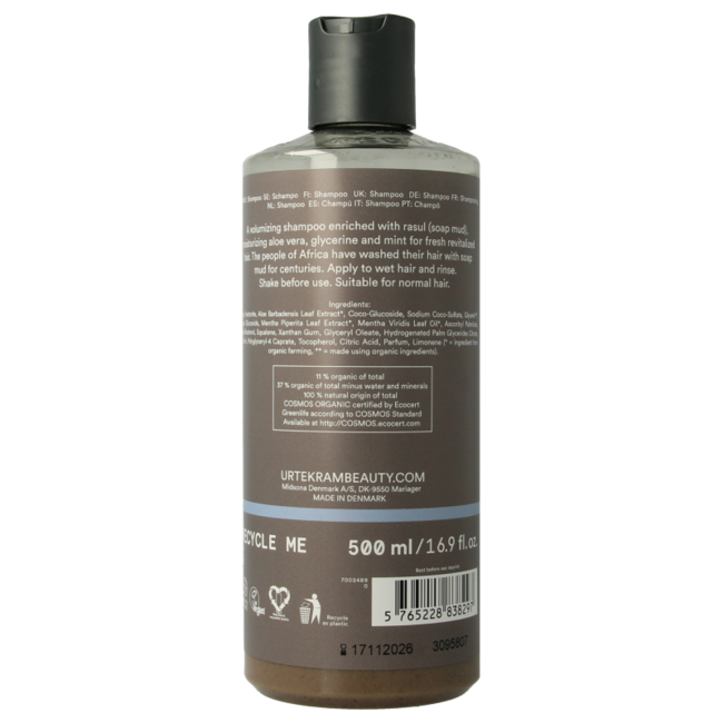 Rhassoul shampoo 500 Millilitres