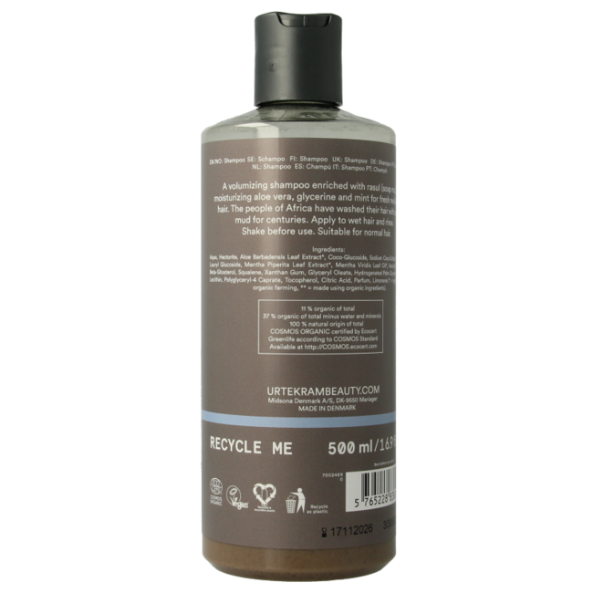 Rhassoul shampoo 500 Millilitres
