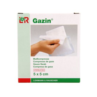 Gazin Gazin Compresse di garza 5 x 5 cm sterili 5 x 2 10 Pezzi