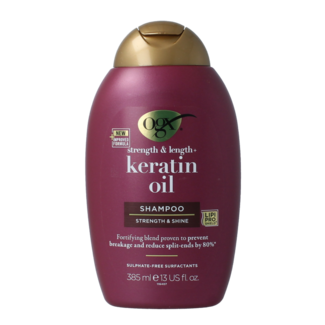 OGX Champú antirotura con aceite de queratina 385 ml