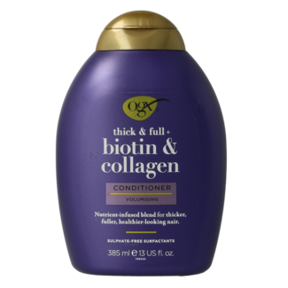 OGX Acondicionador Thick & Full con biotina y colágeno bio 385 ml