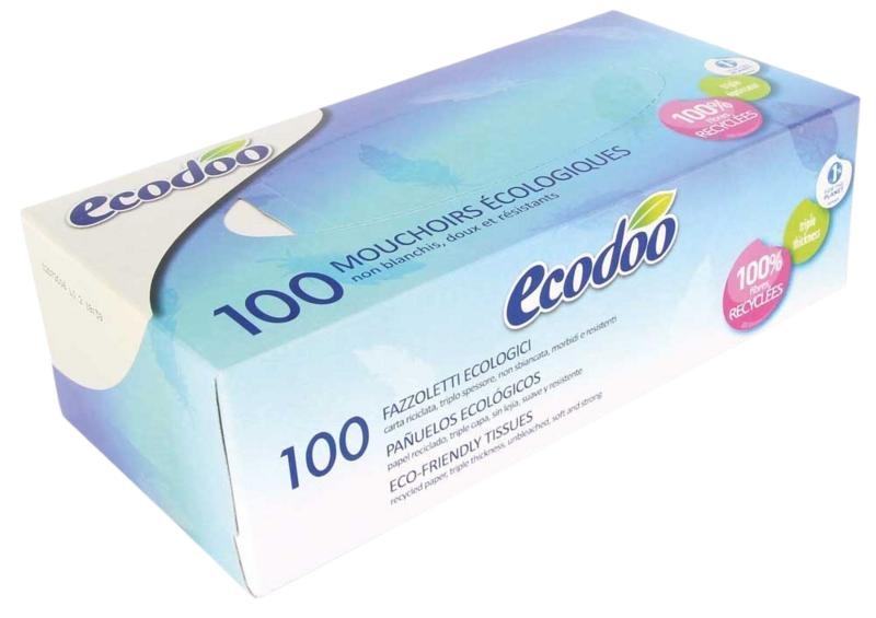 Ecodoo Fazzoletti Bio 100 Pezzi: Morbidi e Sostenibili